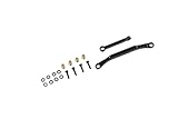 FMS Upgrade Parts for FCX24 :Brass Steering Linkage Set Black 2pcs/Set -C3135