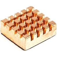 SunRobotics Raspberry Pi 3 in 1 Heat Sink Aluminum for Raspberry Pi 4B (Gold) - Pack of 3