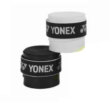 YONEX Tech-501B Synthetic Badminton Over Grip (Pack of 2), Black,White