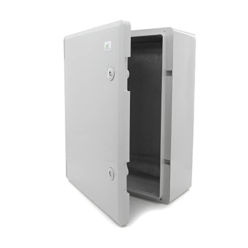ELS Elektrotechnika Industrial Cabinet IP65 Galvanised Mounting Plate Locking Door with All-Round Seal Wall Housing Empty Housing ABS Plastic Empty Cabinet 420 x 520 x 190 - Image 3