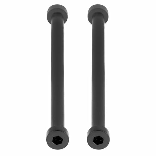 Ewatchparts TUBE BAR SCREW BAR B & R COMPATIBLE WITH BELL ROSS BR-03-92 03-94 BLACK PVD LEATHER BAND