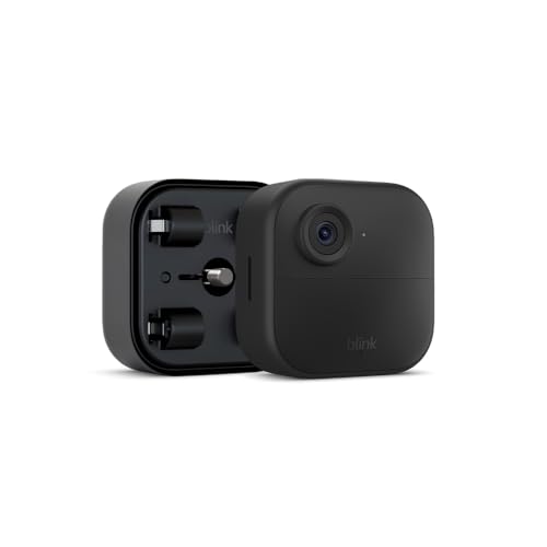 Blink-Kamera Outdoor 4 + Batterie-Erweiterungspack | Kabellose intelligente HD-Sicherheitskamera, vier Jahre Batterielaufzeit… – Ansicht 1
