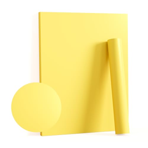 Dimoon Papel pintado amarillo de 299,7 x 45,0 cm, papel de contacto extraíble, papel de pared amarillo puro, autoadhesivo, con textura amarilla, revestimiento de cajón decorativo rollo de vinilo