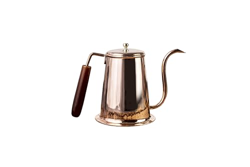 Handmade Copper Coffee Serving Pot | Copper Pour Over Coffee Pot V60 Coffee Maker | Handmade Copper Kitchen Utensil