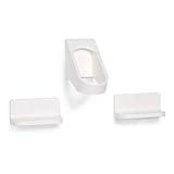 cycloc Hero - Wall Mount Bike Storage Rack β Horizontal Pedal Hung Cycle Storage for Platform Pedals - White