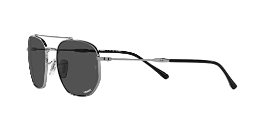 Image of Ray-Ban Unisex Sunglasses Gold Frame, Brown Lenses, 54MM