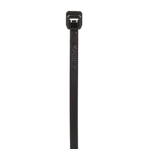 Limited Discount Panduit PLT2M-M0 Cable Tie, Miniature, Weather Resistant Nylon 6.6, 8.0-Inch Length, Black (1,000-Pack)