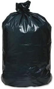 33 x 39 in. 31-33 gal Reclaim Heavy-Duty Recyled Can Liner Black