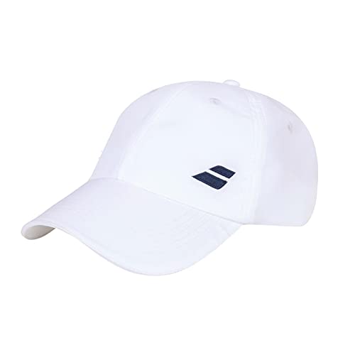 Babolat Basic Logo Cap, Unisex, Erwachsene, Weiß/Weiß, Einheitsgröße Cover