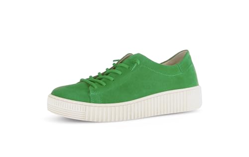 Gabor Damen Low-Top Sneaker, Frauen Halbschuhe,schnürschuhe,schnürer,straßenschuhe,Strassenschuhe,Sportschuhe,Verde,41 EU / 7.5 UK