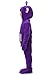 Toddler Tinky Winky Teletubbies Costume - Plush Purple Jumpsuit with Hood, Mitts, and Booties - Halloween Play Pretend 4T