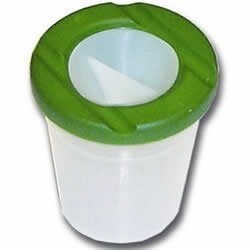 Single Non-Spill Paint/Water Pot with Stopper