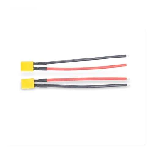 XT30 �I�X���X�R�l�N�^�s�O�e�[�� 100 �~�����[�g�� 16AWG �����b�L�V���R�����C���[�����u���V���X FPV �h���[�� 2/6 ��(2pcsXT30 Female 10cm)