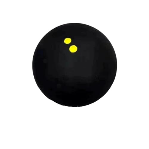 image for DAMEINV 3 Pieces Double Yellow Dot Squash Ball Custom Logo Professiona