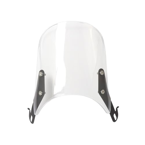 Déflecteur d'air moto universel pour phare rétro 4 à 7 pouces noir