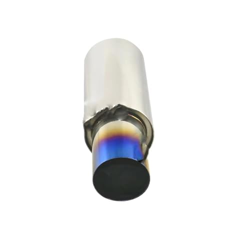 Embout d'échappement universel droit en inox durable pour une finition racing premium