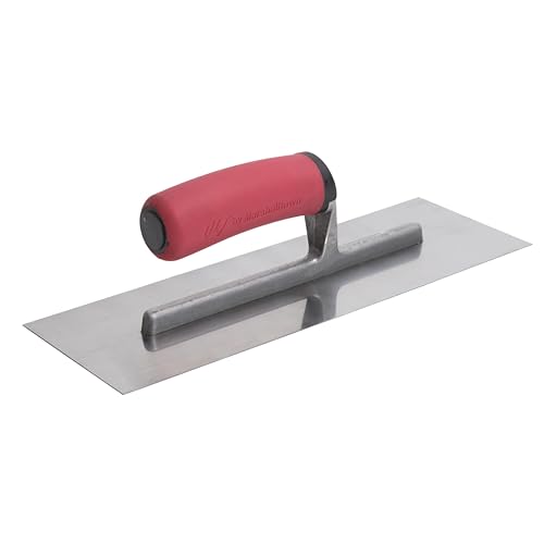 Image of MARSHALLTOWN QLT Concrete Finishing Trowel, 12 x 4 Inch, Stainless Steel