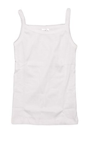 CARLINO Girl's 2-Pack Spaghetti Strap Camisole Undershirts - 100% Cotton, Extra Soft2