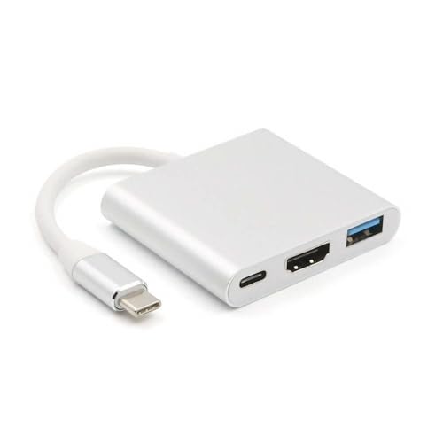 Rey v49SL24 3-in-1 USB-C Adapter Silber