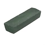 Zilimontt Grüne Poliermasse, 112 x 34 x 25 mm, Schleifwachs für Edelstahl, Kupfer, Aluminium und andere Metallveredelungen, ideal für Polierscheiben und Präzision