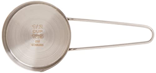 American Metalcraft 1/2 Stainless Steel Measuring Cup, 1/2-Cup, Silver #TOP3