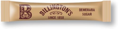 Billingtons Natural Brown Sugar Sticks 2g (Pack of 300) | Unrefined Cane Sugar | Individually Wrapped Portion-Controlled Sachets for Tea & Coffee