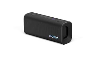 Sony ULT Field 3 - Tragbarer Bluetooth-Lautsprecher mit ULT Power Sound, 24-Stunden-Akku, IP67, wasserdicht, staubdicht, stoßfest, Abnehmbarer Schulterriemen, kompakt - Schwarz