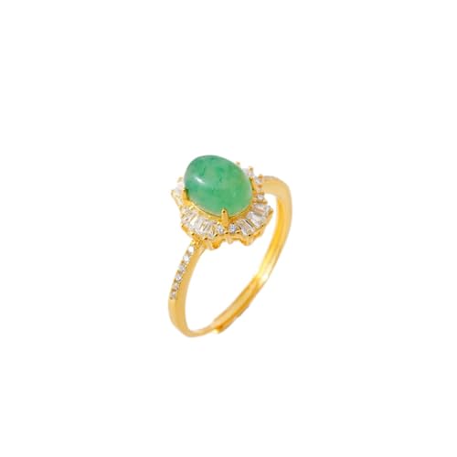 Bague ajustable argent 925 contre les erreurs de taille avec cristal naturel