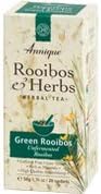 Annique Rooibos and Herbs Green Rooibos - 20 Tea Bags per Pack (2 Pack)