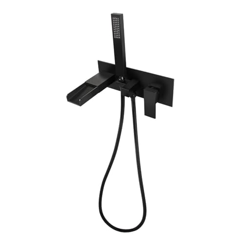 Robinet baignoire cascade murale avec mitigeur pour douche de salle de bain moderne
