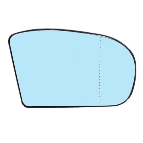 Retrovisor Espejo Para Benz Para W203 Para W211 2000-2006 Espejo Retrovisor Lateral Calefactable Transparente Gran Angular 2038100121 2038101021(Blue-Right)