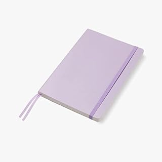 Paperchase Agenzio Ruled Soft Notebook - Lavender (Medium)