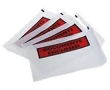 Masterline - Printed Documents Enclosed Wallets A7 / A6 / A5 / DL - Size: A5 (225mm x 165mm), Amount: 1000 Wallets