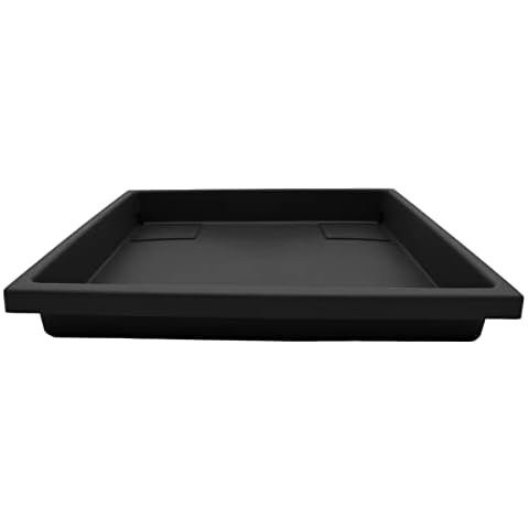 The HC Companies 14 Inch Accent Square Plastic Plant Saucer Cover