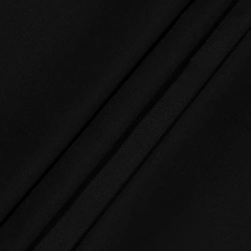 Image of ECLIPSE Microfiber Total Privacy Blackout Thermal Grommet Window Curtain for Bedroom (1 Panel), 42 inch x 63 inch, Black