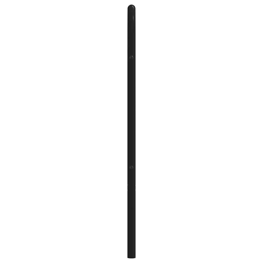 vidaXL Cabecero de Repuesto de Metal Negro 180 cm