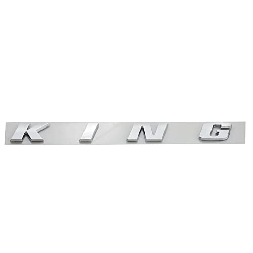 Image of 2pack King Ranch Emblems Side Fender Letter Kingranch Sticker Badge 3D Logo Replacement for 150 250 350 (Chrome)