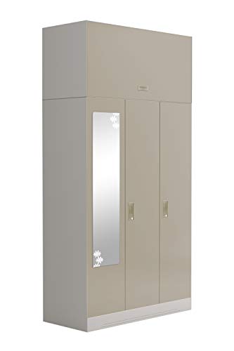 Image of Interio by Godrej Slimline 3-Door Steel Almirah