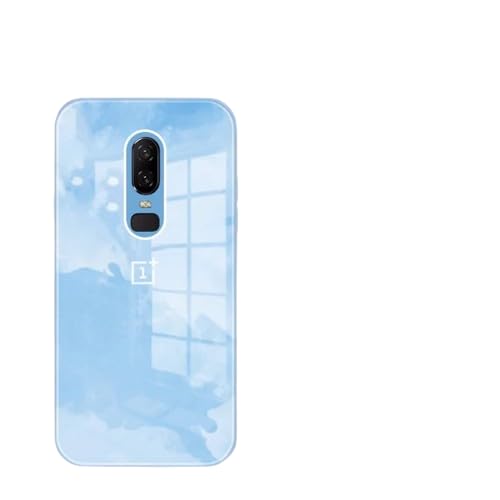 MILLION CASES® Back Cover Case for OnePlus 6 Soft Flexible TPU Shockproof Protective Colorful Wave Glass(Water Wave) (B0CWH4W7NF) Amazon Price History, Amazon Price Tracker