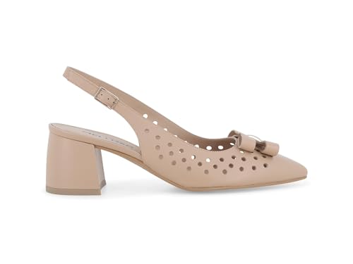 Slingback en cuir perforé Melluso pour vos journées de travail