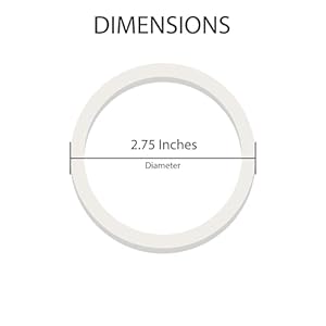 Fino replacement gasket for 6 cup stovetop espresso coffee maker silicone set of 4  urban country home decor