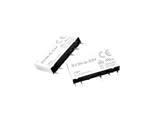 Relais de commutation RV1H-G-D24 24V 6A à 5 broches pour l'électronique, 5 pièces