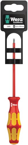 Wera, 160 i SB VDE Giravite isolato a taglio, 0,5 x 3,0 x 100 mm