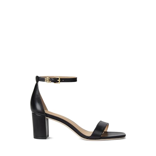 Lauren Ralph Lauren Women's Logan Burnished Leather Sandal4