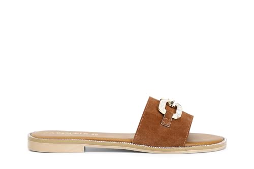 Pantoufle en daim Cafè Noir C1XL6018 chausson bijou luxe femme