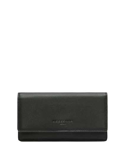 LIEBESKIND Berlin Leder Geldbörse Slam Wallet Black schwarz