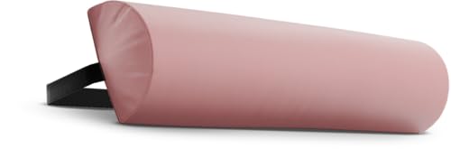 Image of Frido Wedge Neck Rest Pillow | Multipurpose Neck Pillow | Memory Foam Roll with Adjustable Strap | Relieves Neck, Knee & Lumbar Pressure | Compatible with Wedge Plus | Washable Cover, Blush Pink