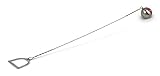 martillo atletismo caracteristicas Cuánto más lejos queda el centro de gravedad de la bola del centro de la rotación, más alta es la velocidad del martillo en el momento de soltarlo (manteniendo la misma velocidad de rotación). Una pequeña bola junto con el cable más largo permitido por la IAAF permiten transferir el centro de gravedad aún más hacia el exterior.