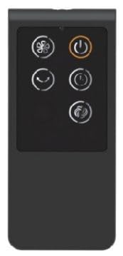 Tarrington House Standventilator SF4021RW, Kunststoff, mit Fernbedienung, schwarz-4