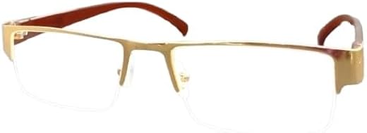 JOY COLOURS Half Rim Reading Glasses For Men And Women Power +1.00 +1.25 +1.50 +1.75 +2.00 +2.25 +2.50 +2.75 +3.00 With Sm...